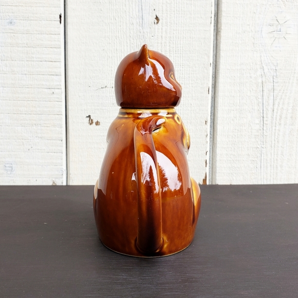 Vintage Cat Ceramic Novelty Ornament Tea Pot - Picture 4 of 8